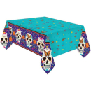 Ttischdecke Day of The Dead 120 x 180 cm türkis/violett