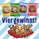 100 x Fruchtgummi "Krottis-Bärenbande"  6 gr.