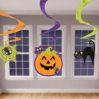 3 Deko-Wirbel * MONSTER BOO * für Halloween oder Motto-Party // Kinder Geburtstag Kinderparty Party