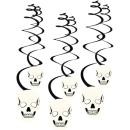 9911665 - Deko Wirbel Skulls 60 cm Papier...