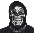 Adult Plastic Silver Skull Mask
