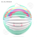 Regenbogen/Wolken Lampion rund 25cm