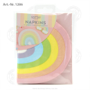 Servietten Regenbogen – pastell