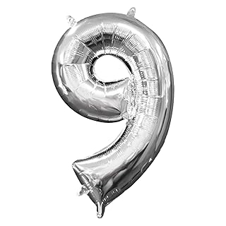 330901 - Ballon 9 Silver