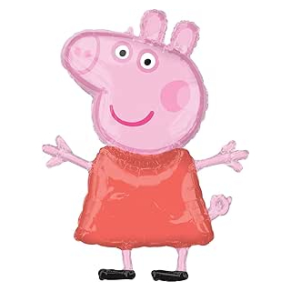 SuperShape Peppa Pig Folienballon P38 verpackt 63 cm x 81 cm