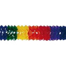 9906499 - Girlande Regenbogen, 16 x 400 cm, Papier,...