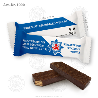 Waffelriegel 20g mit Logodruck