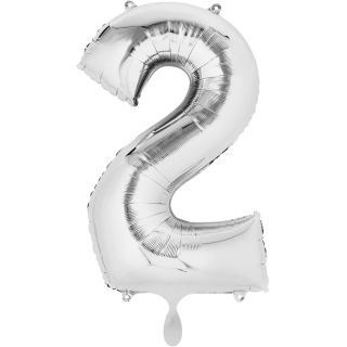Mid Size Number 2 Silver