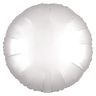3858901 - Satin Luxe White Satin Circle Foil