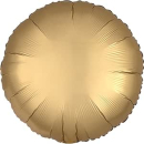 Ballon Satin Luxe Gold Sateen Circle 18In Foil