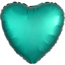Standard Folienballon Satin Luxe Jade, Herz, Durchmesser...