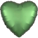 Standard Folienballon Satin Luxe Emerald, Herz,...