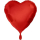 Metallic Red Heart PKG