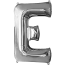 Super Shape Folienballon Buchstabe E Silber, 53 cm x 81...