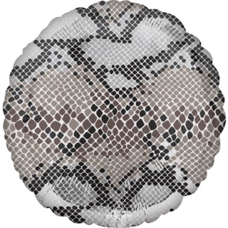 Folienballon Schlangenhaut Druck (45 cm)