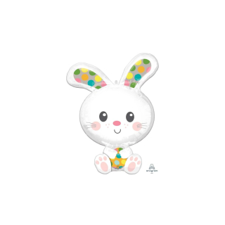 Folienballon Osterhase, 73 x 58 cm