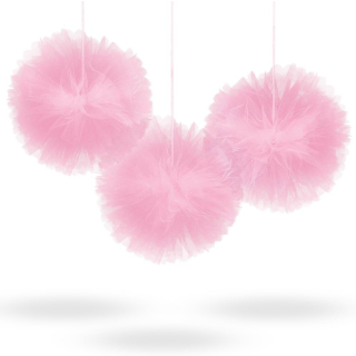 Pink Fluffy Tulle Decorations