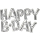 Phrase: Happy BDAY Silver