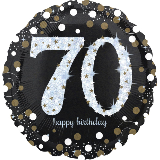 Standard Folienballon Happy Birthday 70