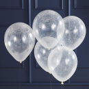 Ginger Ray Konfetti-Luftballons mit silberfarbenem Engel,...