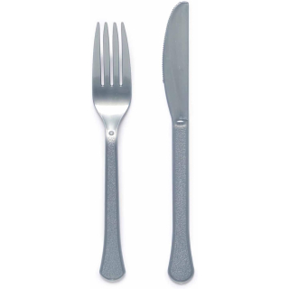 24Pk Bestecksatz 24Pk Graphite Silver