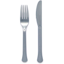 24Pk Bestecksatz 24Pk Graphite Silver