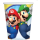 8 Becher Super Mario Papier 250 ml