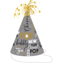 250986 - Partyhut Happy New Year, Höhe 23,5 cm, Hut...