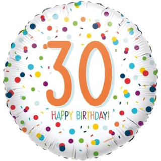 4201375 - Konfetti Design Happy Birthday 30. Geburtstag