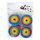 4 Konfetti-Frisbee 6,5cm