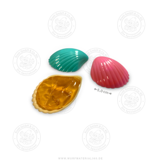 50 x Schleckmuschel 10g, insgesamt 500g
