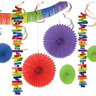 (PKT) (241700) Rainbow Decoration Kit