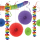 (PKT) (241700) Rainbow Decoration Kit