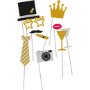 Fotorequisiten-Set Golden Wishes Papier / Holz 10-teilig...