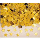 Konfetti Stardust, Folie, 14 g, gold, Sterne, Streudeko