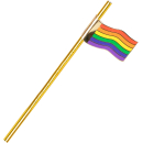 Strohhalme aus Regenbogenkarton