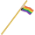 Strohhalme aus Regenbogenkarton
