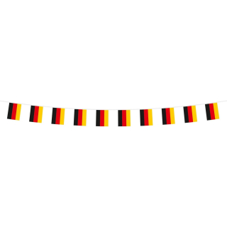Fahnenkette Deutschland 270 cm schwarz/rot/gelb