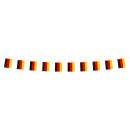 Fahnenkette Deutschland 270 cm schwarz/rot/gelb