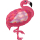 Folienballon Flamingo XXL Pink