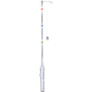 Laternenstab elektrisch transparent 40cm 3 mal blinknd