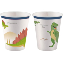 8 Becher Fröhliche Dinosaurier