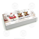 Santa im Schlitten mit Rentieren 251 cm X 129 cm