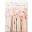 Ginger Ray Partyhintergrund mit Blush und Pfirsich-Ballon...