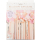 Ginger Ray Partyhintergrund mit Blush und Pfirsich-Ballon und Fächergirlande